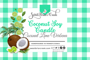 Coconut Lime Verbena Coconut Soy Candle