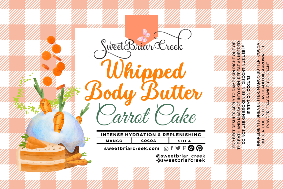 Carrot Cake Whipped Body Butter