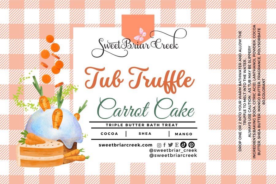 Carrot Cake Bath Butter Tub Truffles