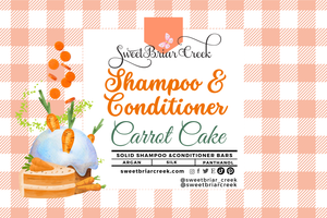 Carrot Cake Shampoo & Conditioner Bars