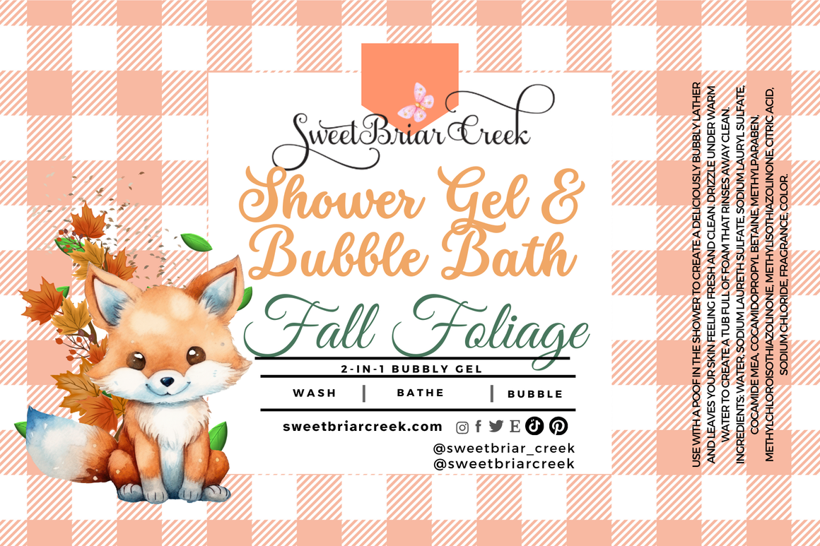 Fall Foliage Body Wash + Bubble Bath