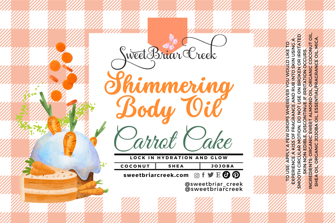 Carrot Cake Shimmering Body Oil