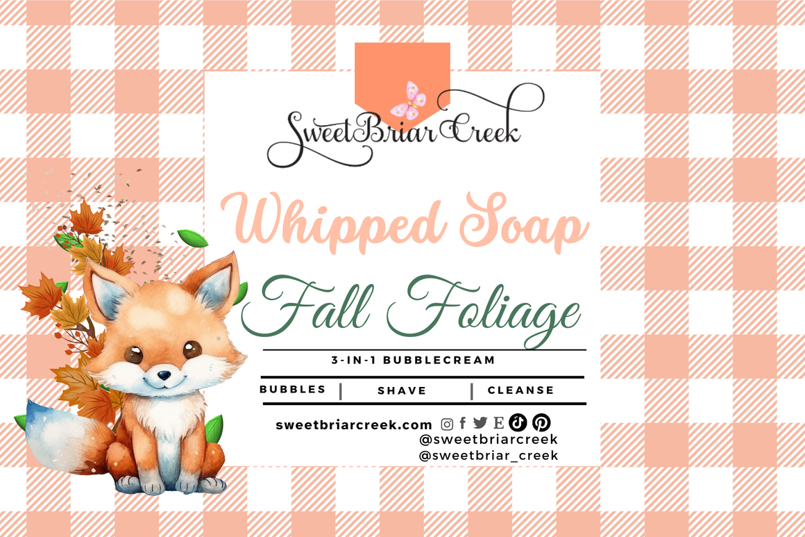 Fall Foliage Whipped Soap & Shaving Cream