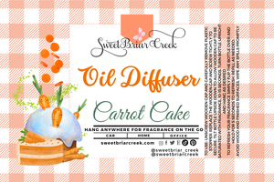 Carrot Cake Hanging Car Diffuser & Refills