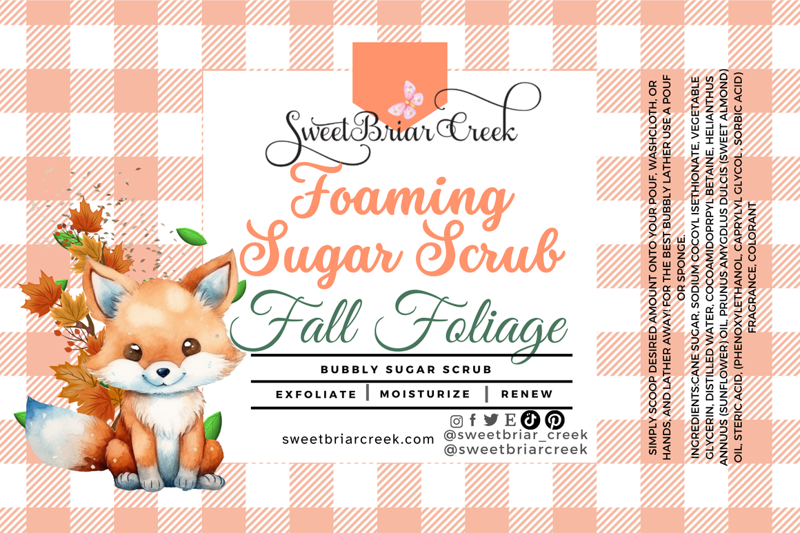 Fall Foliage Whipped Sugar Scrub