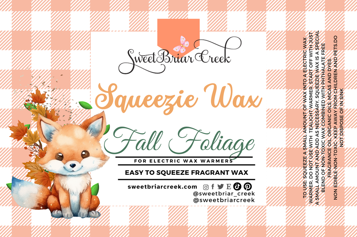 Fall Foliage Squeezie Wax + Scoopable melts for Waxwarmer