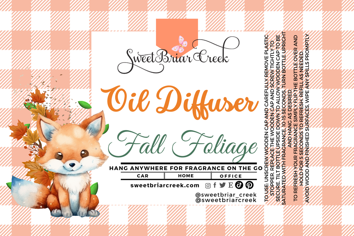 Fall Foliage Hanging Car Diffuser & Refills