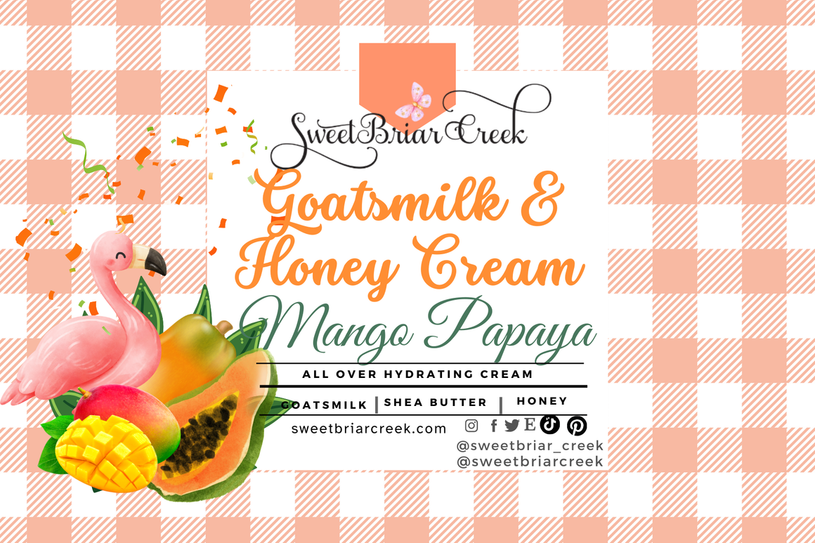 Mango Papaya Goat Milk & Honey Body Creme