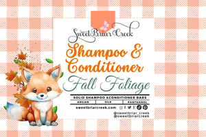 Fall Foliage Shampoo & Conditioner Bars