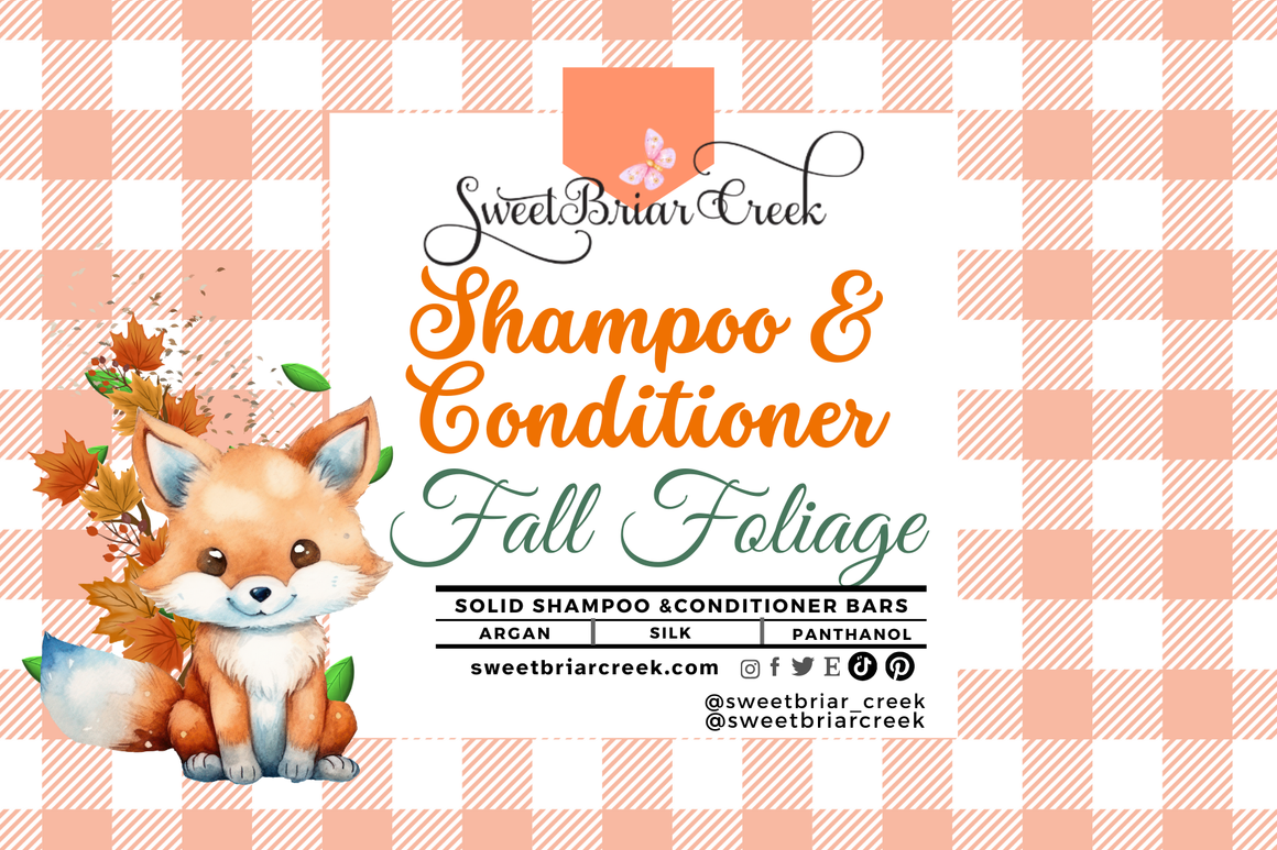 Fall Foliage Shampoo & Conditioner Bars