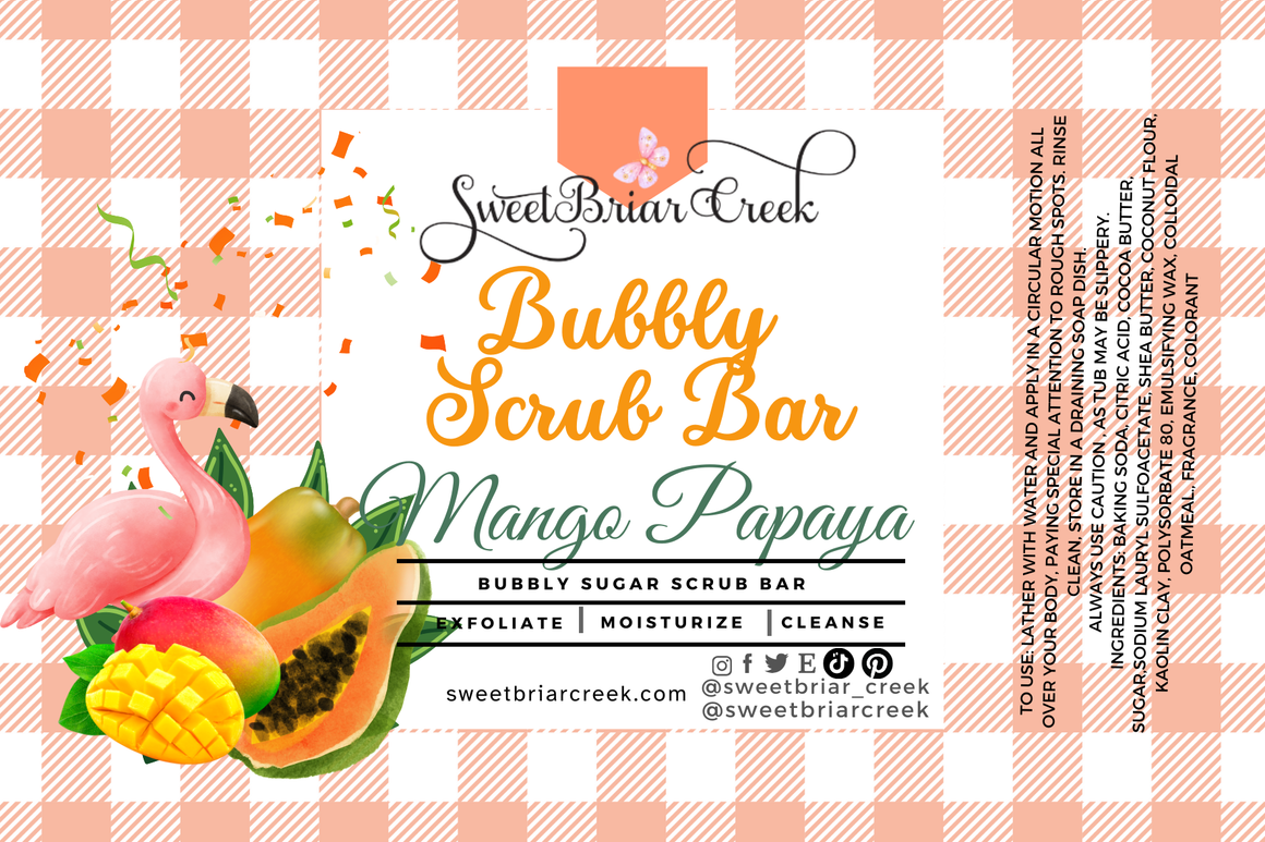 Mango Payapa Bubbly Scrub Body Bars