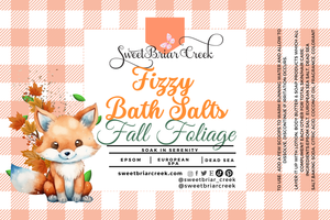 Fall Foliage Fizzy Bath Salt Soak