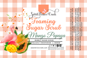 Mango Papaya Whipped Sugar Scrub