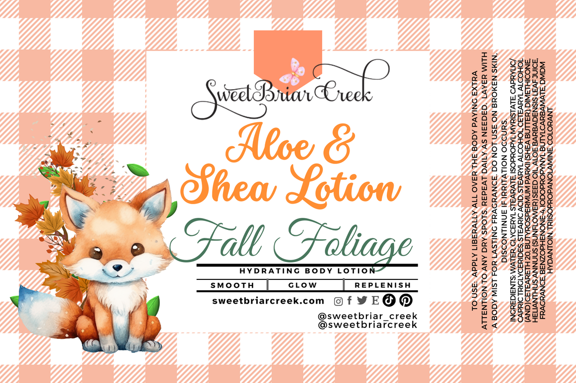 Fall Foliage Shea & Aloe Body Lotion