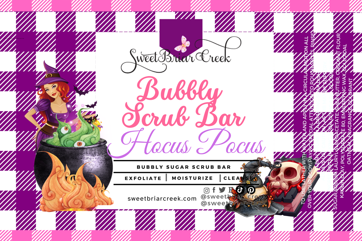 Hocus Pocus Bubbly Scrub Body Bars