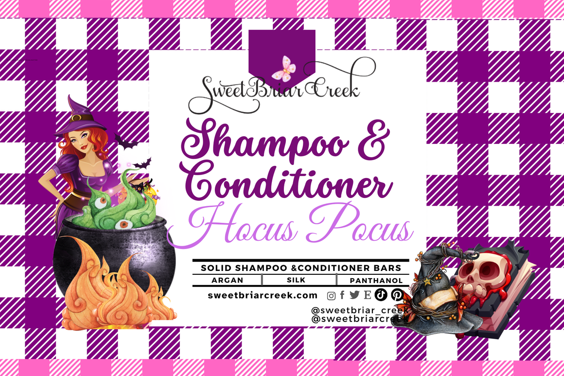Hocus Pocus Shampoo & Conditioner Bars