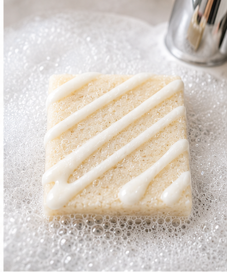 Almond Macaron Bubbly Scrub Body Bars