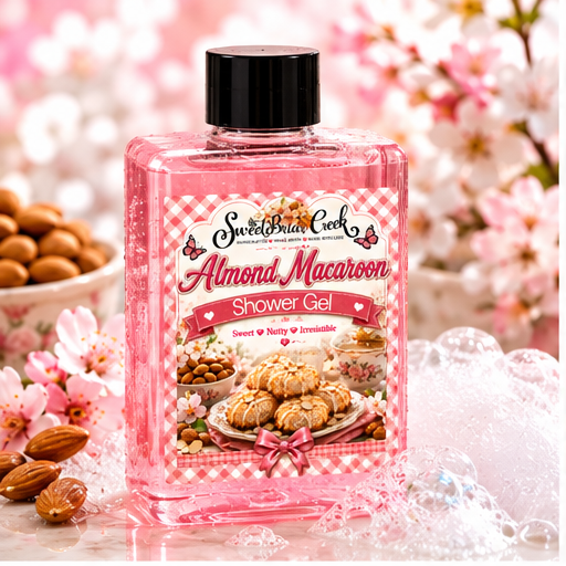 Almond Macaron Shower Gel + Bubble Bath