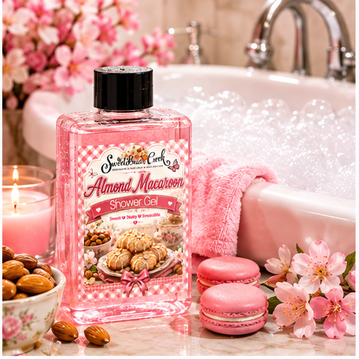 Almond Macaron Shower Gel + Bubble Bath