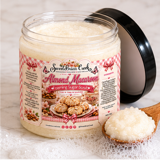 Almond Macaroon Foaming Sugar Scrub
