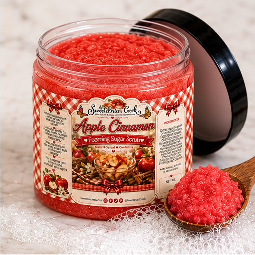 Apple Cinnamon Foaming Sugar Scrub