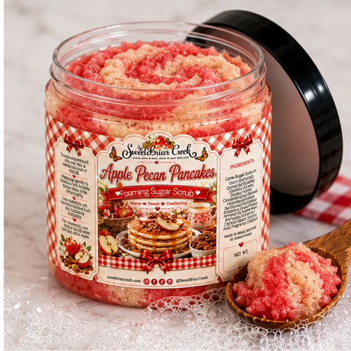 Apple Pecan Pancakes Whipped Sugar Scrub