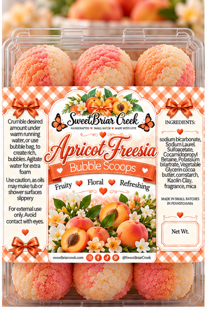 Apricot Freesia Bubble Scoop