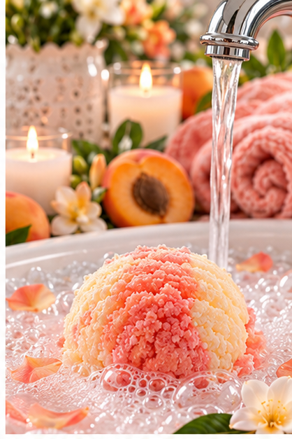 Apricot Freesia Bubble Scoop