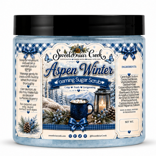Aspen Winter Foaming Sugar Scrub
