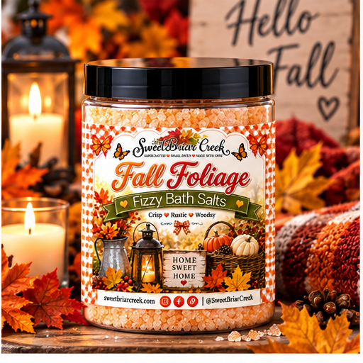 Fall Foliage Fizzy Bath Salt Soak