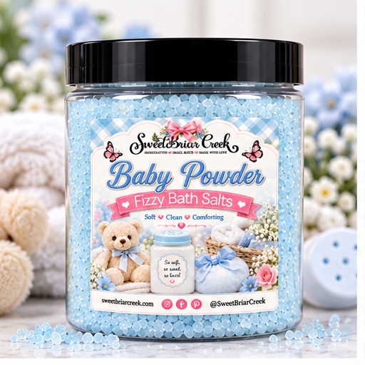 Baby Powder Fizzy Bath Salt Soak
