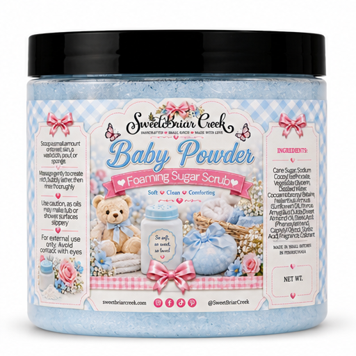 Baby Powder Foaming Sugar Scrub