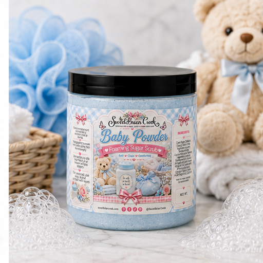 Baby Powder Foaming Sugar Scrub