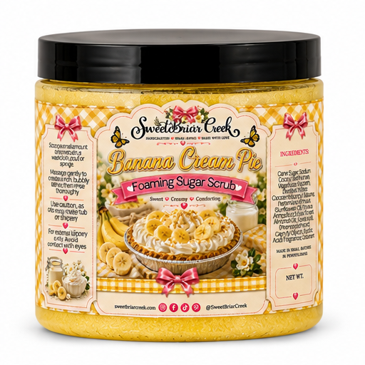Banana Cream Pie Foaming Sugar Scrub