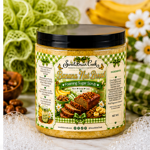 Banana Nut Bread Foaming Sugar Scrub