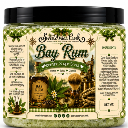 Bay Rum Foaming Sugar Scrub