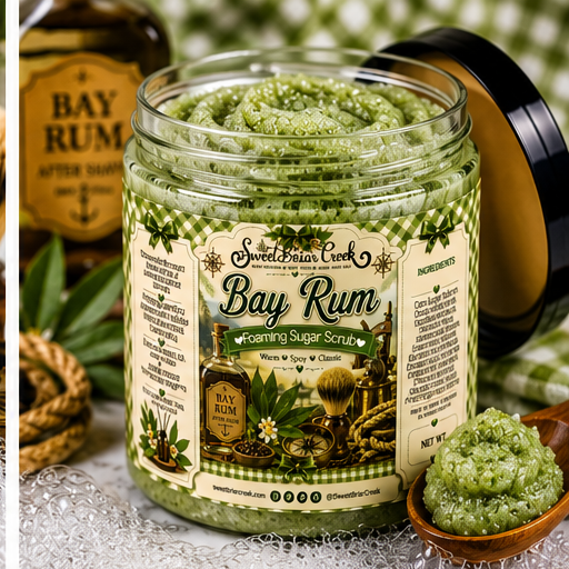 Bay Rum Foaming Sugar Scrub