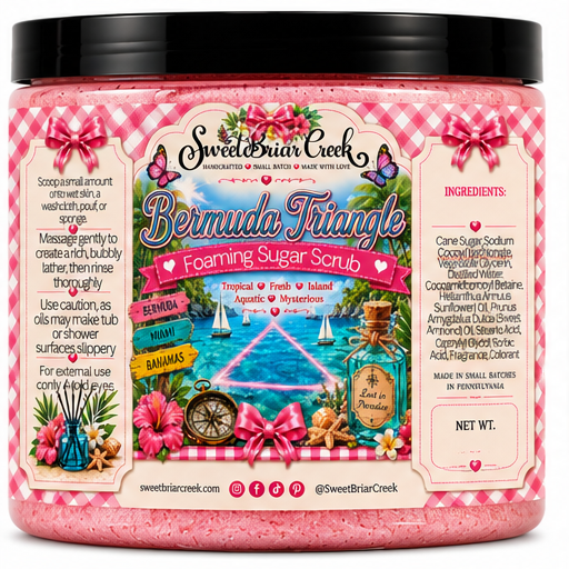 Bermuda Triangle Foaming Sugar Scrub