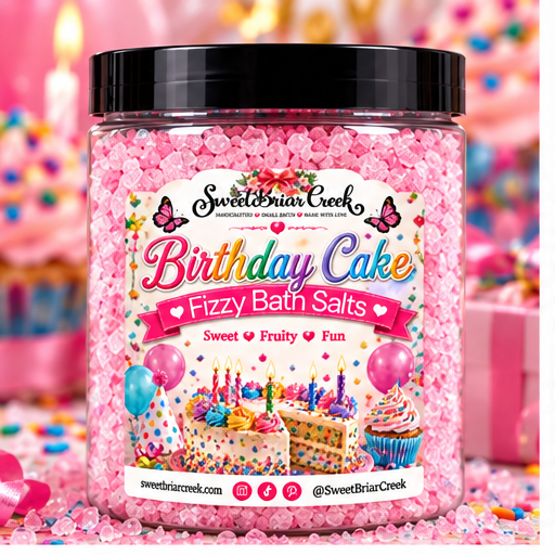 Birthday Cake Fizzy Bath Salt Soak