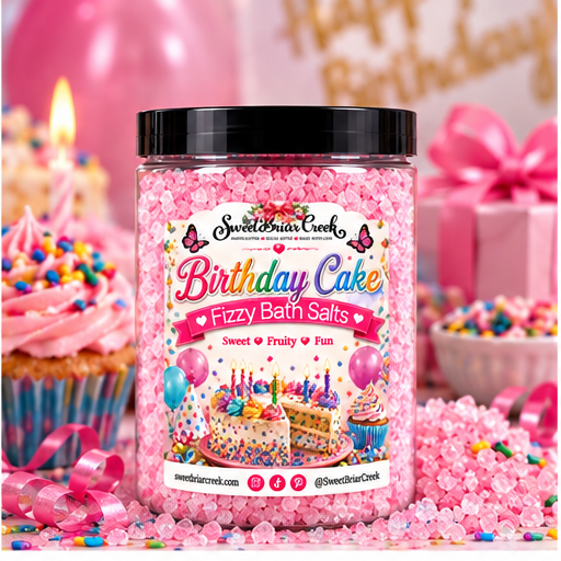 Birthday Cake Fizzy Bath Salt Soak