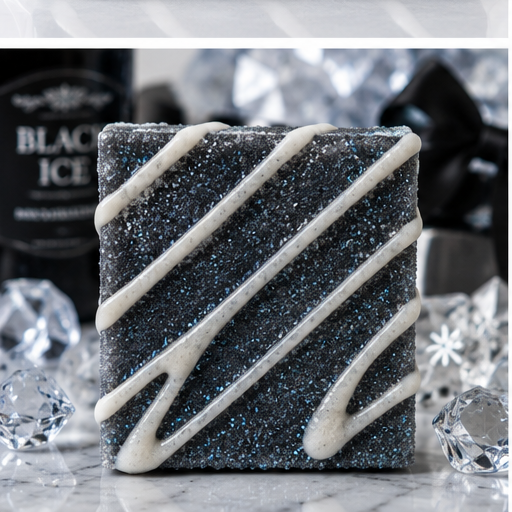 Black Ice Bubbly Scrub Body Bars