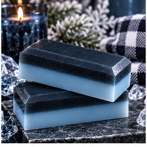 Black Ice Coconut Milk Glycerin Soap
