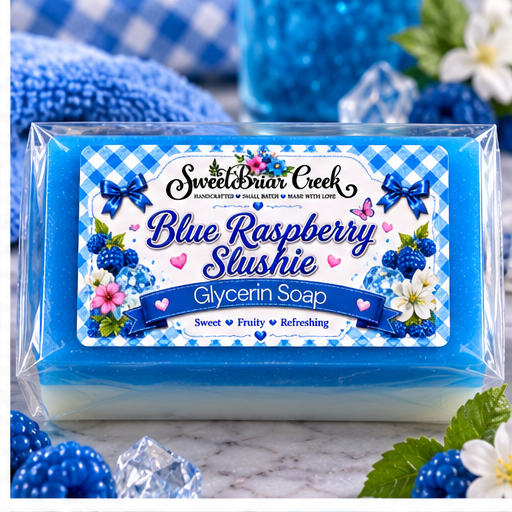 Blue Raspberry Slushie Coconut Milk Glycerin Soap