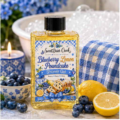 Blueberry Lemon Poundcake Body Wash + Bubble Bath