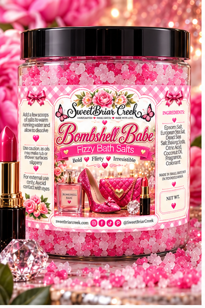 Bombshell Babe Fizzy Bath Salt Soak