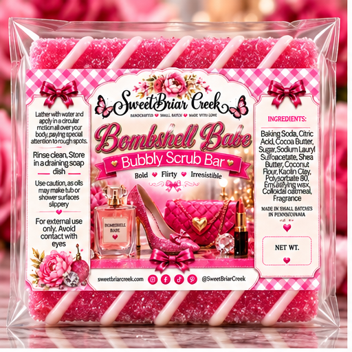 Bombshell Babe Bubbly Scrub Body Bars