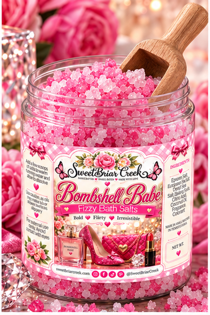 Bombshell Babe Fizzy Bath Salt Soak