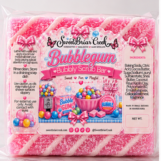 Bubblegum Bubbly Scrub Body Bars