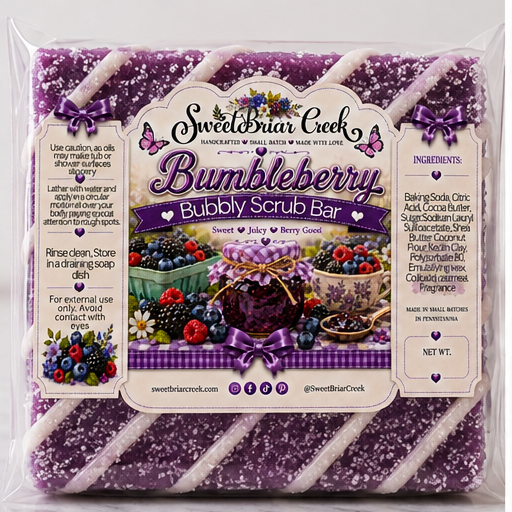 Bumbleberry Bubbly Scrub Body Bars