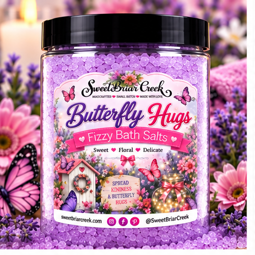Butterfly Hugs Fizzy Bath Salt Soak